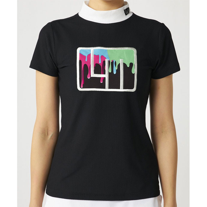 ラウドマウス ゴルフウェア 半袖シャツ モックネック半袖シャツ