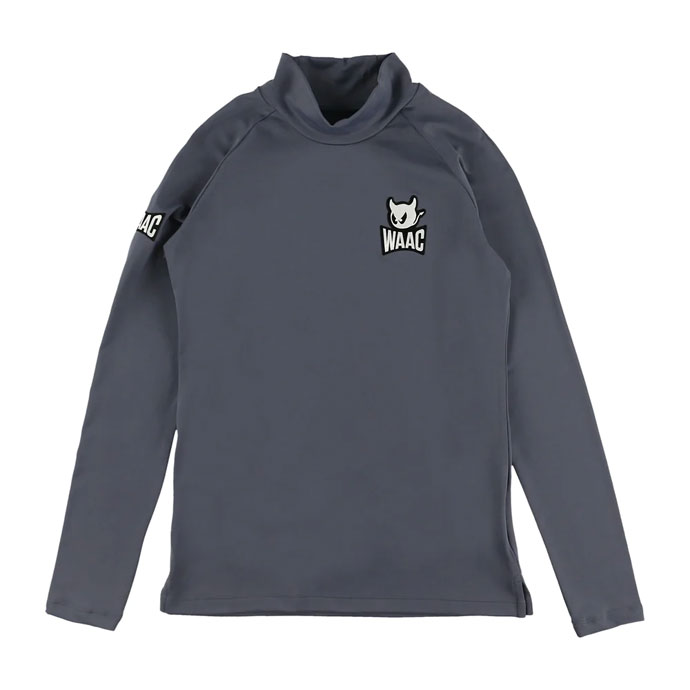 ワック ベーシック裏起毛ベア天竺長袖モックネック 072234054