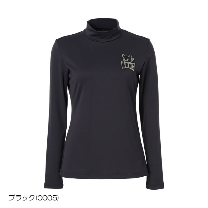 ワック BASIC裏起毛ベア天竺長袖モックネック 072244052 レディース