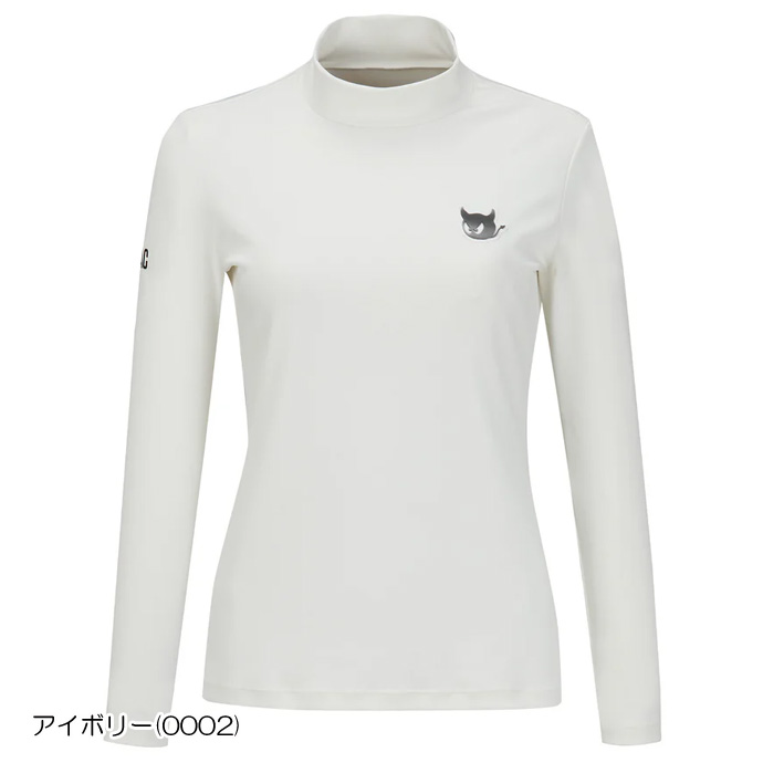 レディース ワック ゴルフウェア 長袖シャツ 長袖モックネック