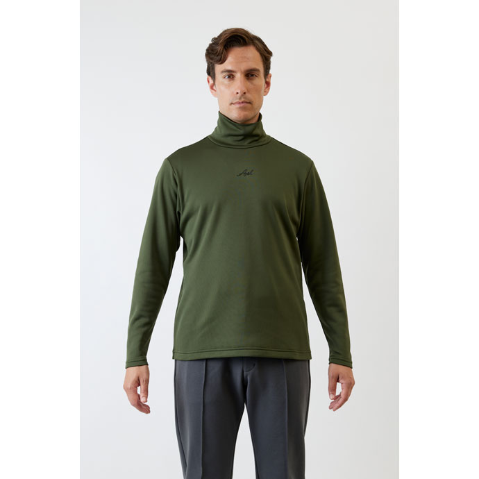 メンズ アクセル ゴルフウェア 長袖シャツ タートルネックシャツ