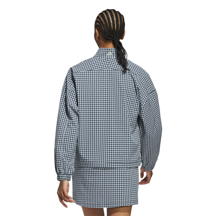 エヴィス　ヤマネデラックス　ゴルフジャケット　ギンガムチェック　クリーニング済み ワイシャツ ギンガムチェック ブルー ジャカード LOUIS & CLERK｜STYLE