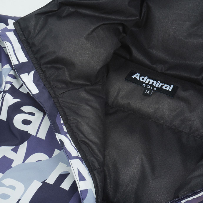レディース アドミラル ゴルフウェア アウター ボトムロゴ軽量パデッド