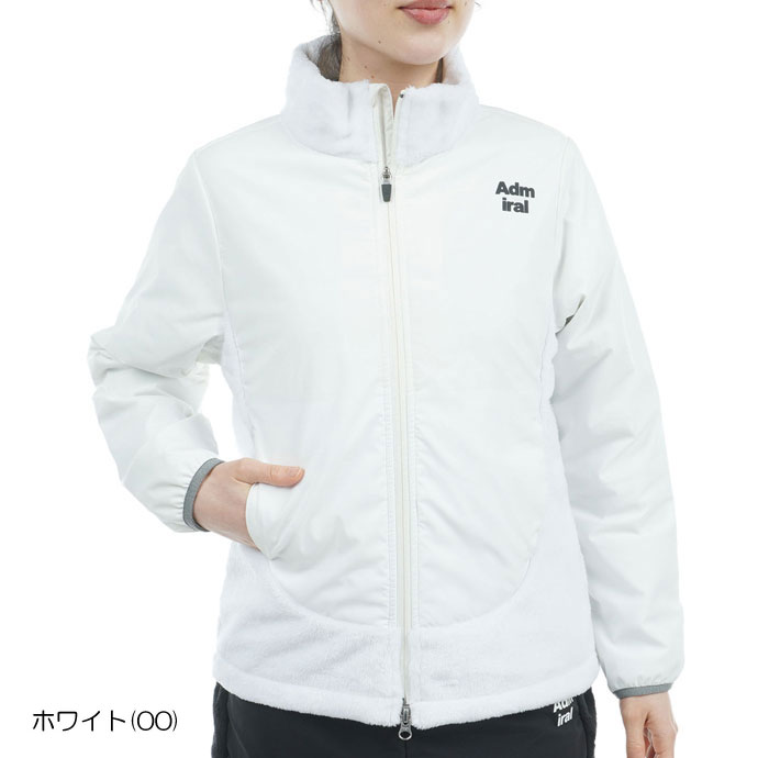 レディース アドミラル ゴルフウェア アウター ボアミックス中綿
