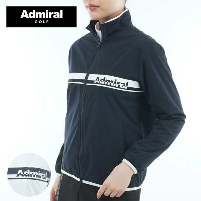 アドミラル ゴルフウェア アウター ロゴラインウィンドジャケット