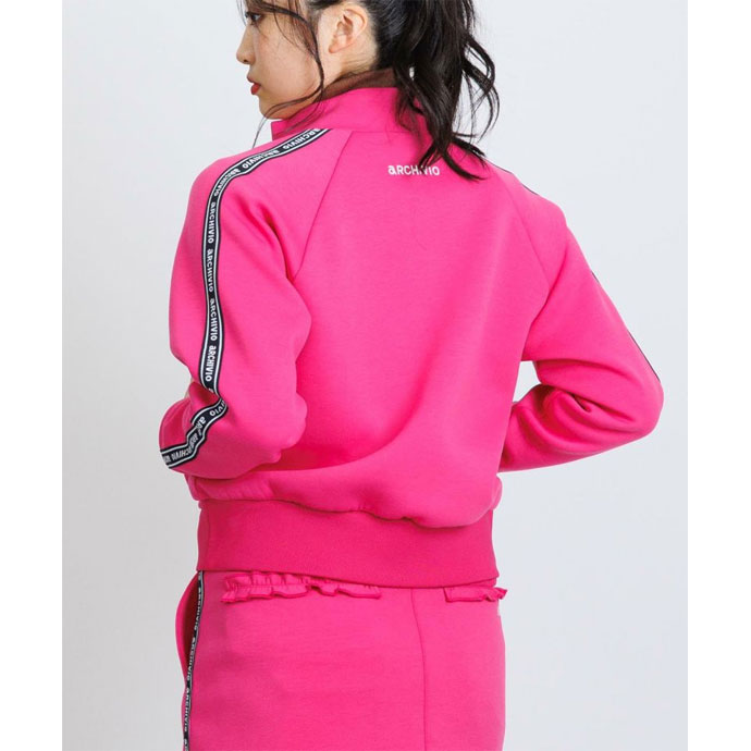 [新品未使用タグ付き] アルチビオ ピンク ジャケット サイズ40 中綿入り アルチビオ ゴルフウェア アウター フリルポケットダンボールブルゾン