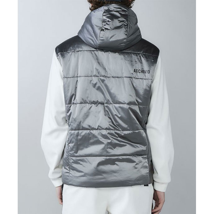 メンズ アルチビオ ゴルフウェア アウター 異素材切替中綿撥水ブルゾン