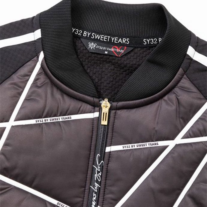 レディース SY32 ゴルフウェア アウター フロントパデッドストーム