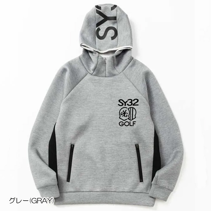 メンズ SY32 ゴルフウェア アウター CARDBOARD EMBLEM PT HOODIE