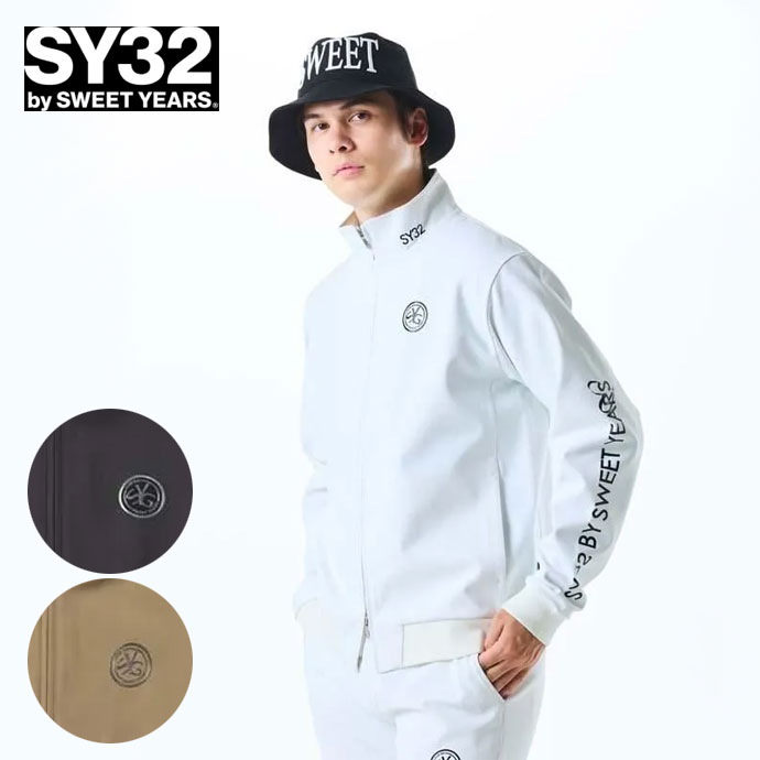 メンズ SY32 ゴルフウェア アウター SPORTEX 2STRECH TWILL ZIP UP
