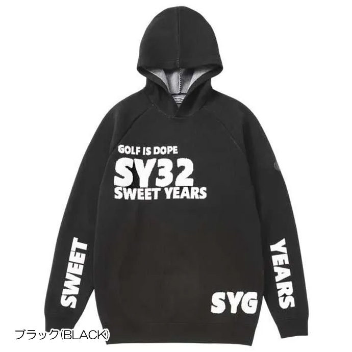メンズ SY32 ゴルフウェア セーター SAGARA SY32 LOGO HOODIE