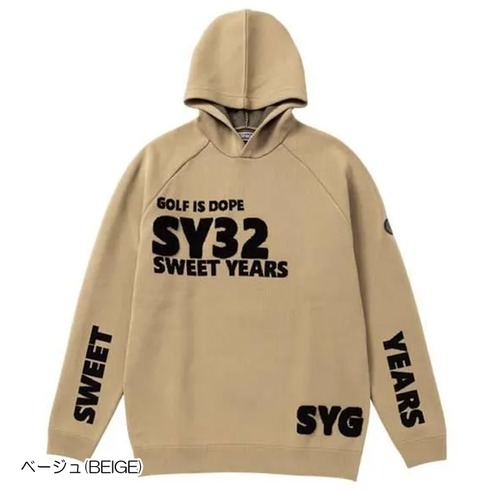 メンズ SY32 ゴルフウェア セーター SAGARA SY32 LOGO HOODIE