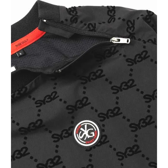 メンズ SY32 ゴルフウェア 長袖シャツ FLOCKY WOVEN STRECH PISTE