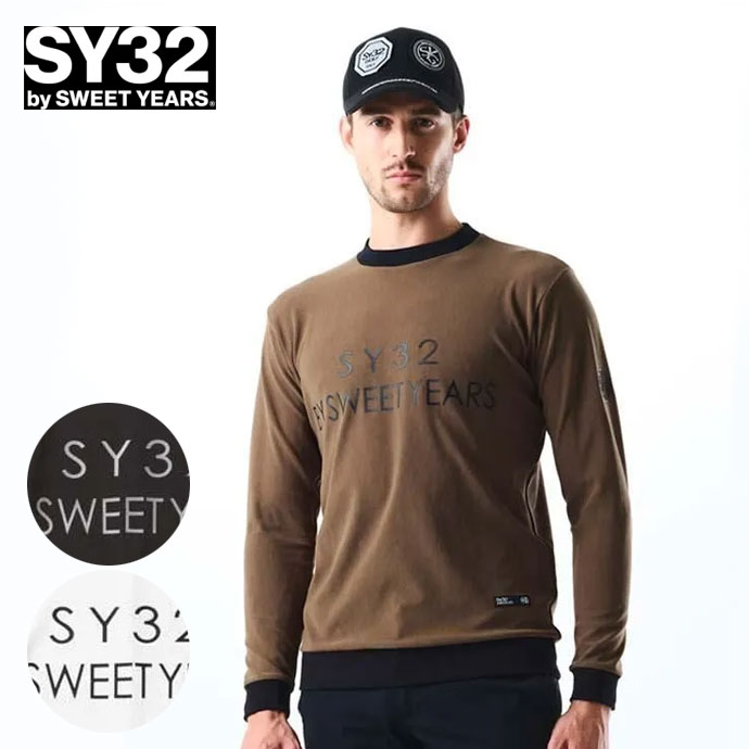 メンズ ゴルフウェア 長袖シャツ FLEECE MINI PILE SWEAT SHIRTS SYG25A216 男性用 つるやゴルフ ONLINE 公式オンラインショップ ゴルフ用品通販・送料無料あり