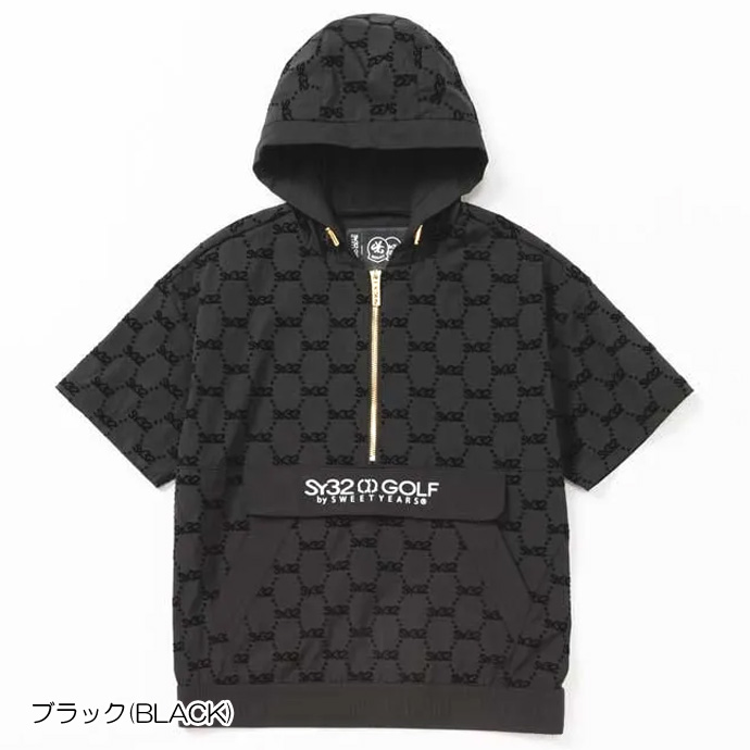 SY32 ゴルフウェア アウター SYG FLOCKY STRETCH ZIP UP HOODIE