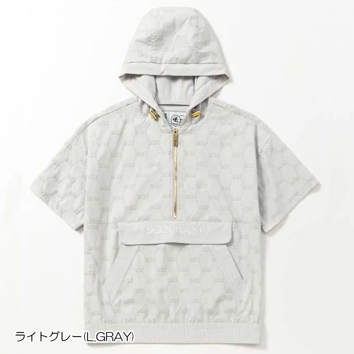 SY32 ゴルフウェア アウター SYG FLOCKY STRETCH ZIP UP HOODIE