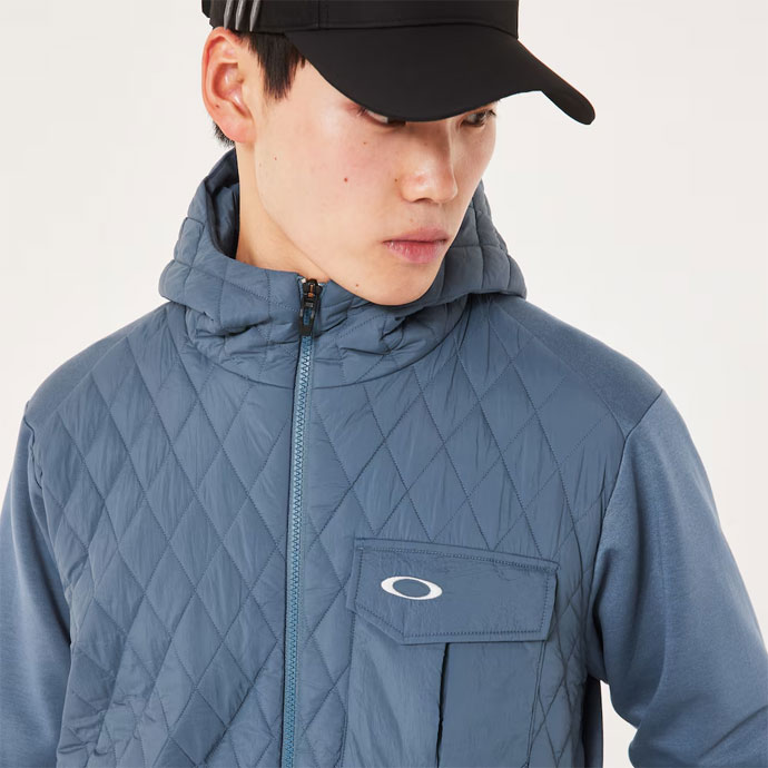 オークリー] ジャケット HYBRID PUFF FLEECE 7.0 オークリー（OAKLEY）（メンズ）ゴルフウェア 吸汗速乾 フード付き [