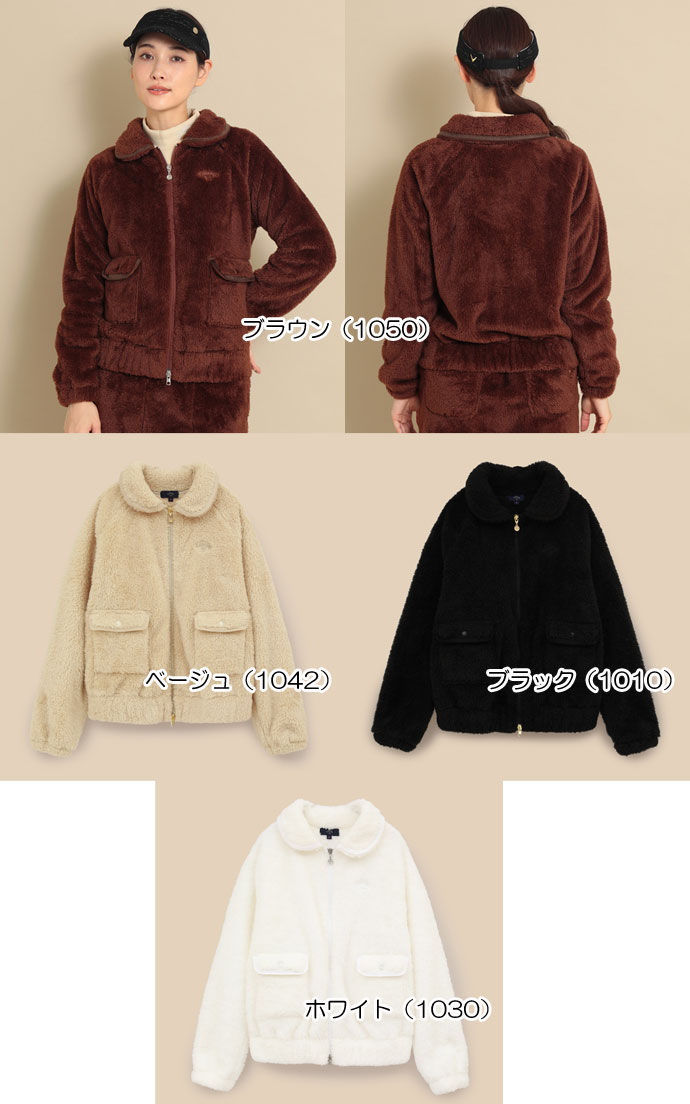 レディース キャロウェイ ゴルフウェア アウター フルジップボア