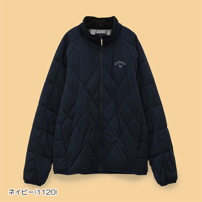 メンズ キャロウェイ ゴルフウェア アウター フルジップ中綿ブルゾン