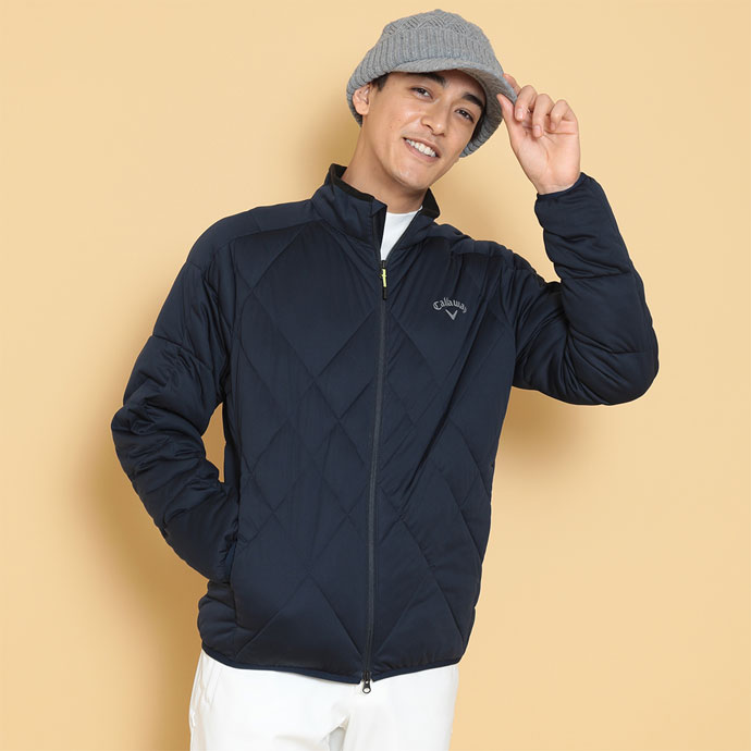 メンズ キャロウェイ ゴルフウェア アウター フルジップ中綿ブルゾン