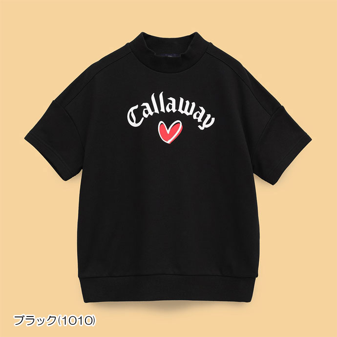 キャロウェイ ゴルフウェア 半袖シャツ 半袖スウェット C25117222