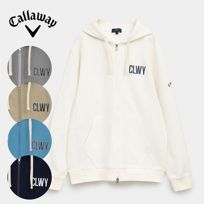 Callaway Golf ジップパーカー メンズ キャロウェイ ゴルフウェア アウター フルジップスウェット