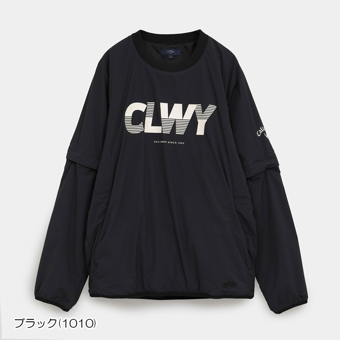 メンズ キャロウェイ ゴルフウェア アウター 2WAYプルオーバーブルゾン