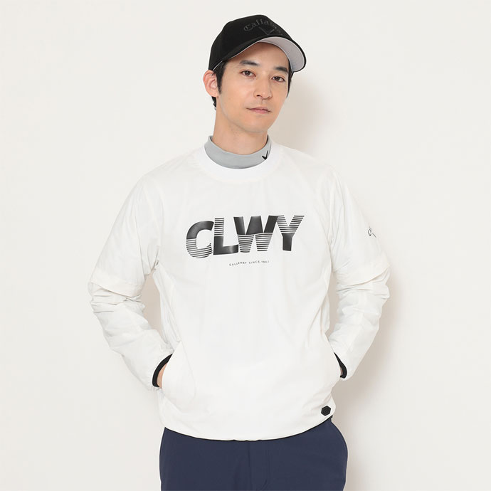 メンズ キャロウェイ ゴルフウェア アウター 2WAYプルオーバーブルゾン