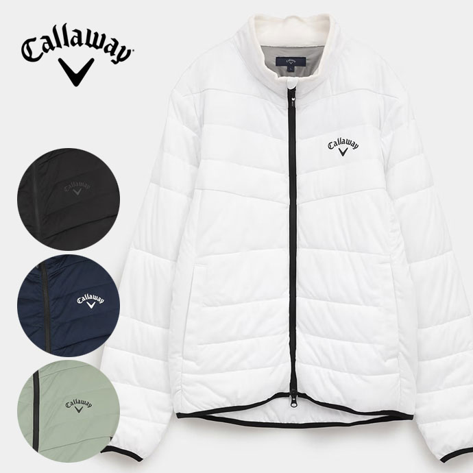 メンズ キャロウェイ ゴルフウェア アウター フルジップ中綿ブルゾン