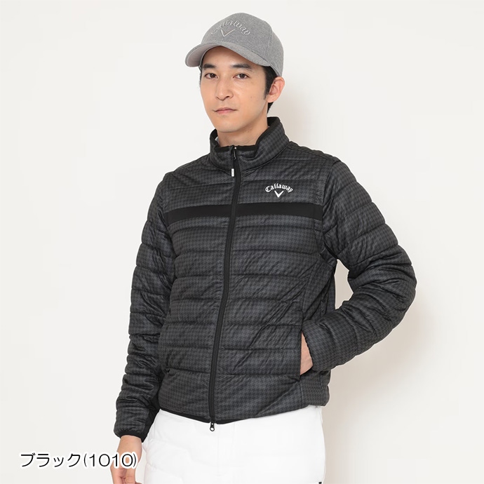 メンズ キャロウェイ ゴルフウェア アウター 2WAYフルジップ中綿
