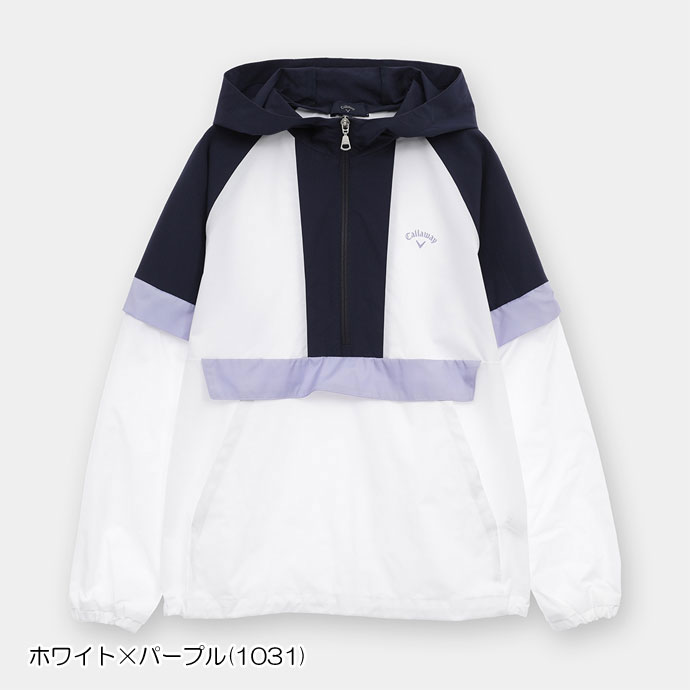 キャロウェイ ゴルフウェア アウター 2WAYハーフジップフーディー