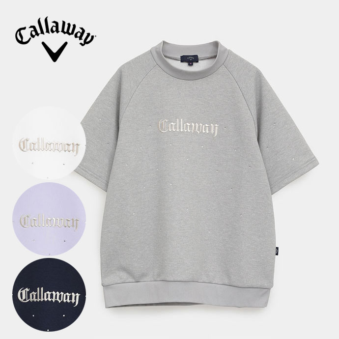 キャロウェイ ゴルフウェア 長袖シャツ 半袖クルーネックスウェット