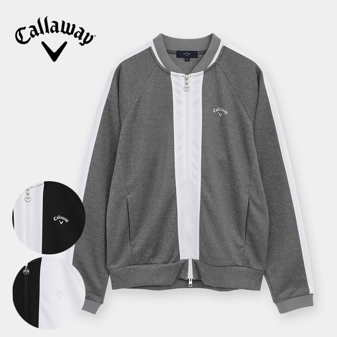 キャロウェイ ゴルフウェア 長袖シャツ フルジップスウェット