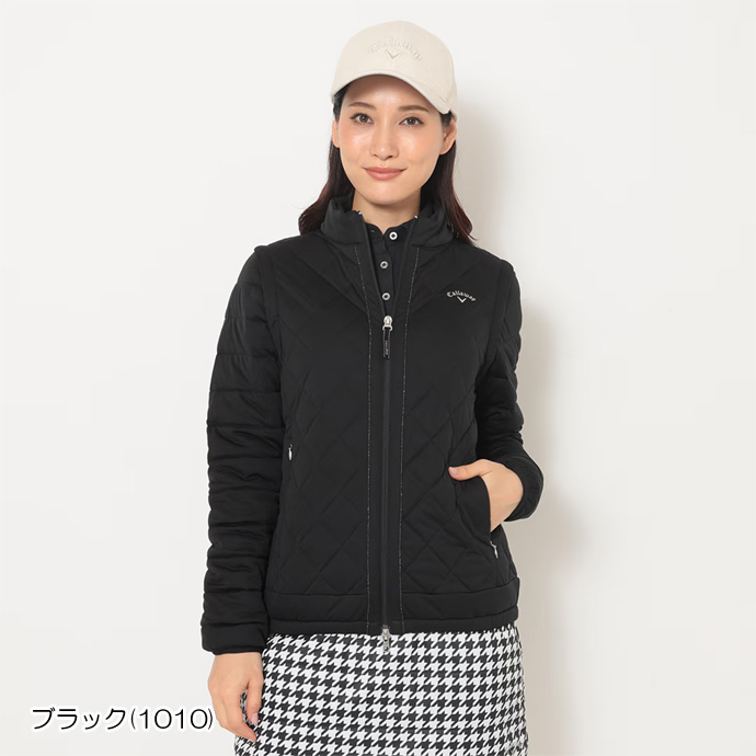 レディース キャロウェイ ゴルフウェア アウター 2WAYフルジップ中綿