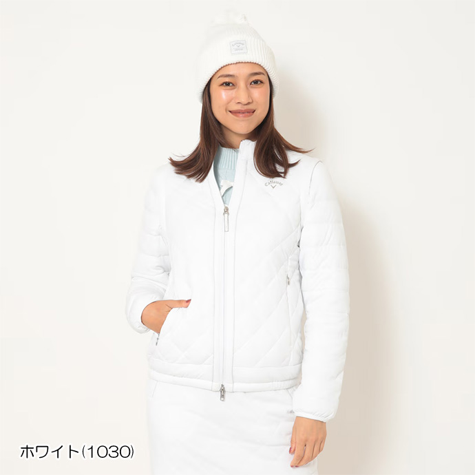 レディース キャロウェイ ゴルフウェア アウター 2WAYフルジップ中綿