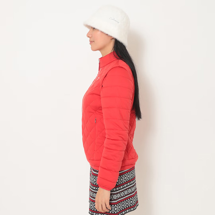 レディース キャロウェイ ゴルフウェア アウター 2WAYフルジップ中綿