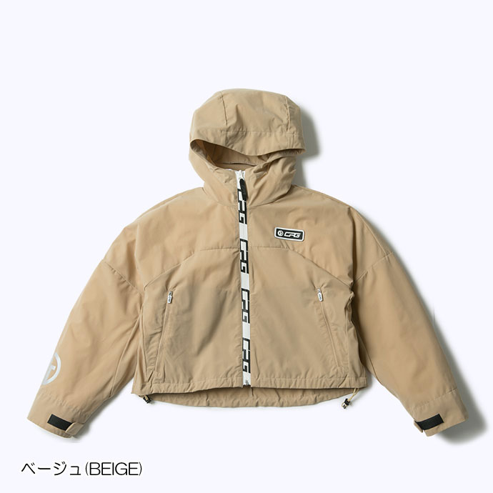 レディース CPG ゴルフウェア アウター クロップドZIPフーディー