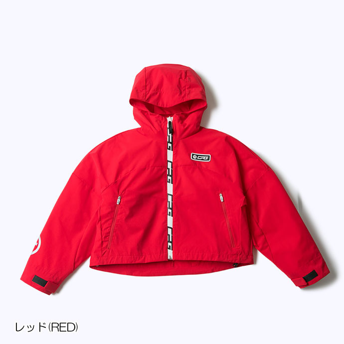 レディース CPG ゴルフウェア アウター クロップドZIPフーディー