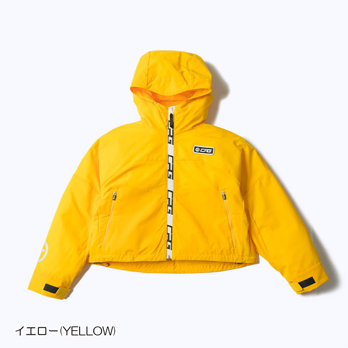 レディース CPG ゴルフウェア アウター クロップドZIPフーディー