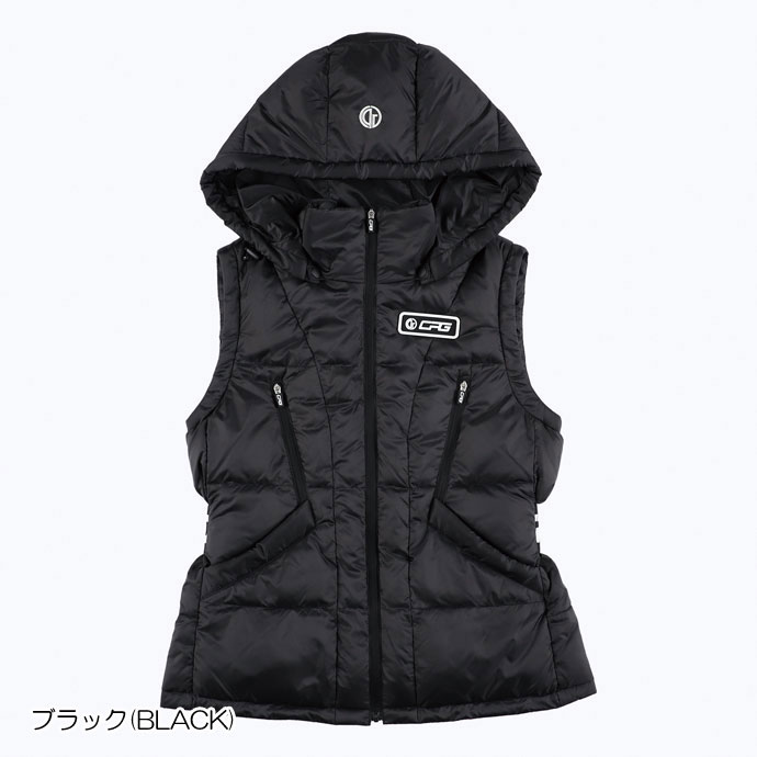 レディース CPG ゴルフウェア ベスト ハイウエストダウンベスト