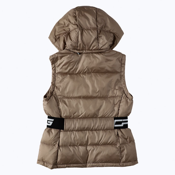 CPG レディース ゴルフ ワンピース ダウンベスト レディース CPG ゴルフウェア ベスト ハイウエストダウンベスト