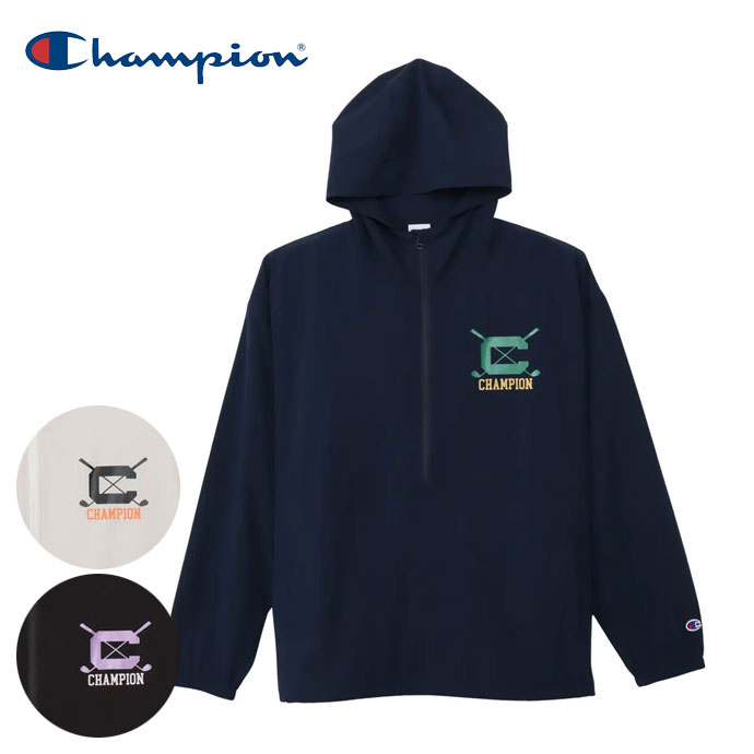 メンズ チャンピオン HALF ZIP JACKET C3DG601 男性用 春 夏 26SS