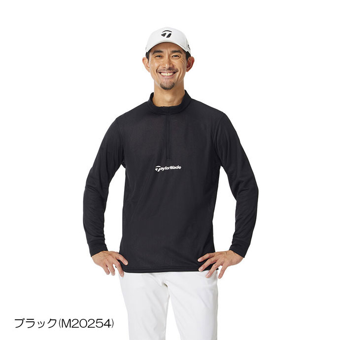 メンズ テーラーメイド ゴルフウェア 長袖シャツ オクタハーフジップ