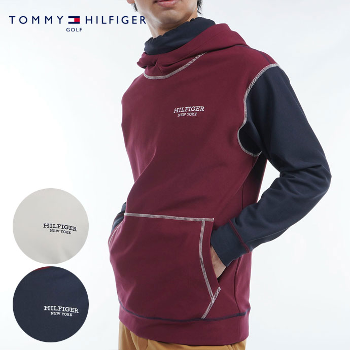 メンズ トミーヒルフィガー ゴルフウェア アウター ネックウォーマー付