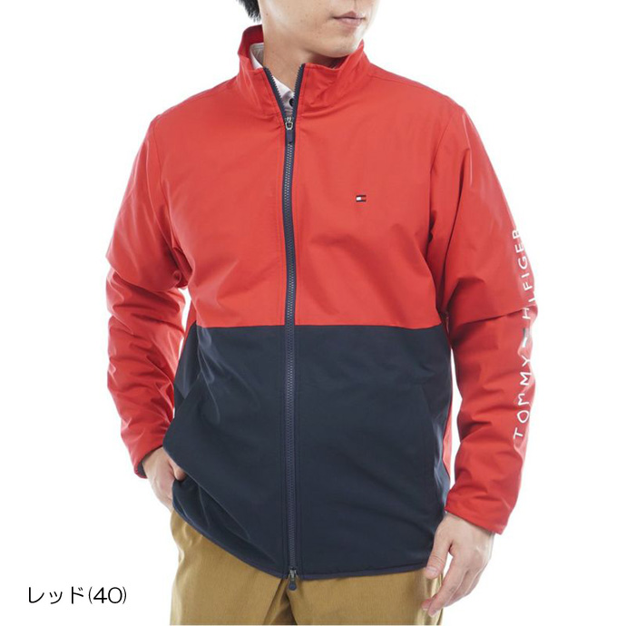 メンズ トミーヒルフィガー ゴルフウェア アウター カラーブロック