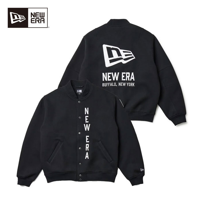 メンズ ニューエラ ゴルフウェア アウター TECH SWEAT VARSITY BLK