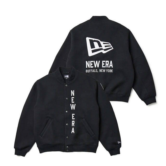 メンズ ニューエラ ゴルフウェア アウター TECH SWEAT VARSITY BLK