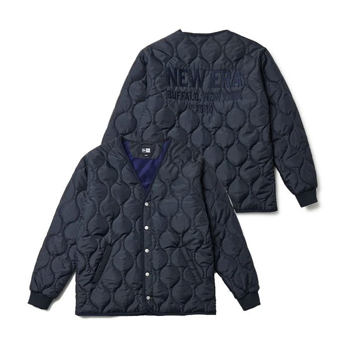 メンズ ニューエラ ゴルフウェア アウター INSULATED QUILT JACKET NVY