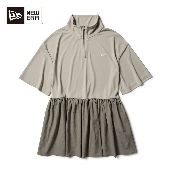 レディース　ゴルフウェア レディース ニューエラ GFW SS HALF ZIP TUNIC BEI 14859882 女性用 春