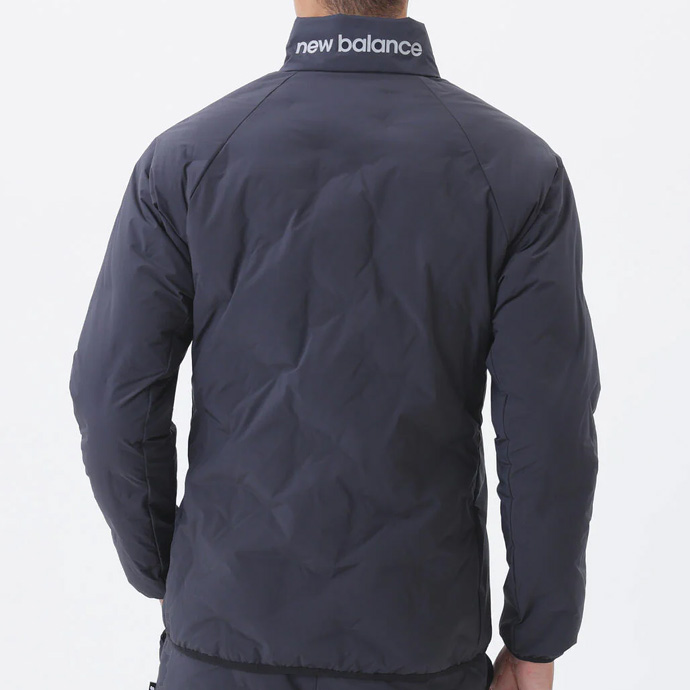 New Balance ネイビーゴルフジャケット メンズ ニューバランス ゴルフウェア アウター LIGHT DOWN FULL ZIP